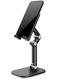 Buy Foldable Angle Height Adjustable Cell Phone Desktop Stand in Saudi Arabia