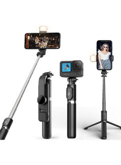 Buy Mobilife Selfie Stick with Light,Long Selfie Stick with Tripod Stand 100cm Plus,Bluetooth Mobile Selfie Stick for Mobile Phone, Makeup,Vlogging,Youtube,Live in UAE