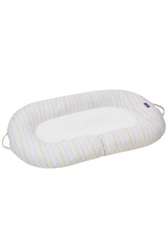 Buy Mum2Me Maternity Pillow & Baby Pod - Grey /Yellow Stripes in UAE