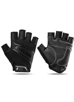 Buy Half Finger Cycling Gloves Outdoor Sports Bike Bicycle Motorcycle Riding Biking Gloves Working Gloves in UAE