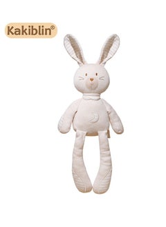 Buy kakiblin Organic Cotton Baby Sleeping Soothing Doll Cute Long-Legged Animal Baby Sleeping Doll Stuffed Animal Doll White Rabbit Baby Products in UAE