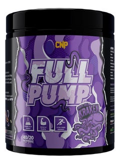 Buy CNP Full Pump Pre-workout 300g Grape Kola Kraken Flavor in UAE