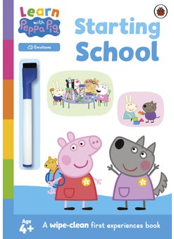 Buy Learn with Peppa: Starting School wipe-clean activity book in UAE