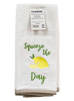 اشتري Cannon Hand Towel 2Pc Embroidered Lemon في الامارات