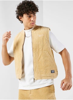 Buy Chest Signature Corduroy Vest Jacket in UAE