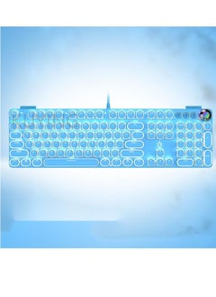 اشتري K820 Retro Punk Electroplated Knob Light Wired Mechanical Keyboard في الامارات