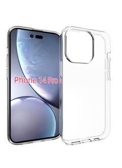 Buy Protective Case Cover For Iphone 14 Pro Clear in Saudi Arabia