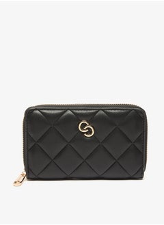 Buy Women's Quilted Zip Around Wallet in UAE