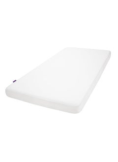 Buy Brushed Cotton Fitted Waterproof Mattress Prot Cot 60x120x15 Cm in UAE