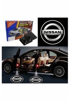 اشتري 2-Piece LED Car Door Nissan Logo Projector Shadow Light Set في السعودية