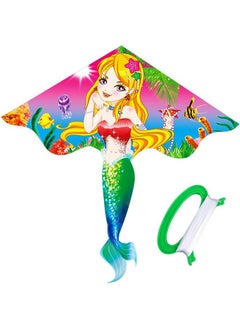 Buy Kites For Kids Children Lovely Cartoon Mermaid Kites With Flying Line in Saudi Arabia