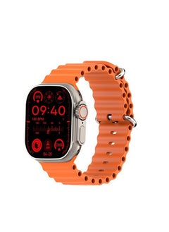 Buy T900 Ultra Smart Watch - Series  8 Screen Display 2.09-49mm -Wireless Bluetooth (orange) in Egypt