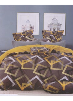 اشتري large cotton bed sheet- consisting of 5 pieces of 3D fabric في مصر