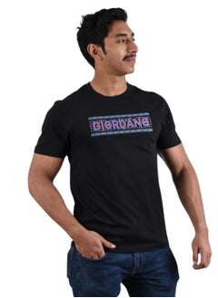 Buy Men's Signature T-Shirt - Black in Saudi Arabia