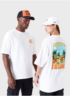 Buy Fruit Graphic Oversized T-Shirt in UAE