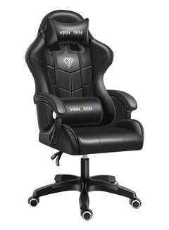 Buy Gaming Chair Gaming Chair Ergonomic High Back Gaming Chairs Reclining  Height Adjustable Computer Chair with Neck and Massage Lumbar Support Comfortable Armrest Headrest Black in Saudi Arabia