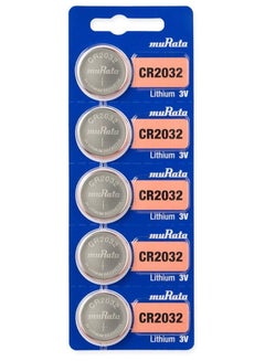 Buy CR2032 Lithium 3V Coin Cell 5 Batteries Made in Japan in Saudi Arabia