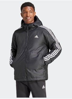 اشتري Essentials 3-Stripes Insulated Hooded Jacket في مصر