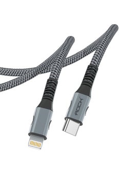 Buy Rock iPhone PD , Durable Naylon Charging Cable in Saudi Arabia