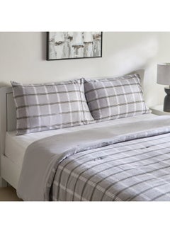 اشتري Snug Harbor 3-Pieces Cotton Flannel King Comforter Set 240 x 220 cm في الامارات