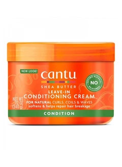 Buy Cantu Moisturizing Leave-in Cream with Shea Butter Extract - 340 gm in Saudi Arabia