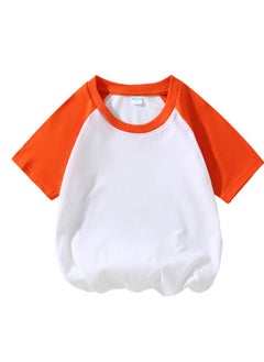 Buy Pure Cotton Student Children's T-Shirt Short Sleeves in UAE