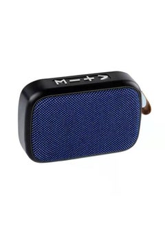 اشتري New G2 portable Bluetooth speaker home audio mini voice broadcast subwoofer computer desktop speakerBlue Blue في الامارات