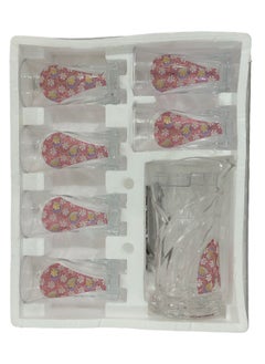 Buy Juice jake set with 6 glass cups in Saudi Arabia