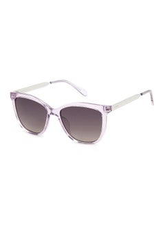 اشتري Women's UV Protection Cat Eye Sunglasses - Fos 3142/S Lilac 54 - Lens Size: 54 Mm في السعودية