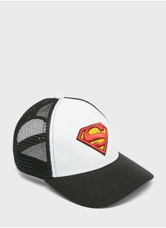 Buy Superman Print Curved Peak Cap in Saudi Arabia