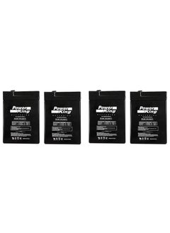 Buy DC Power 6V 4.5Ah General 00648 Sealed Non-Spillable Emergency Light Battery WKA6-5F - 4 Pack in UAE