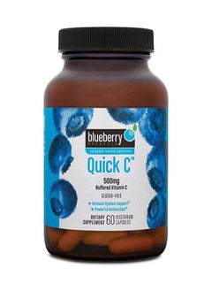 اشتري Blueberry Naturals Buffered Quick C 500 mg Vegetarian Capsules 60's في الامارات