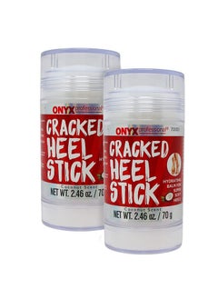 Buy Cracked Heel Repair Balm Stick (2 Pack) Dry Cracked Feet Treatment Moisturizing Heel Balm Rolls On So No Mess Like Foot Cream Or Foot Lotion Rescues Cracked Feet For Skin So Soft in UAE