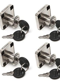 Buy 4 Pcs Cabinet Lock Key Drawer Desk Lock in UAE