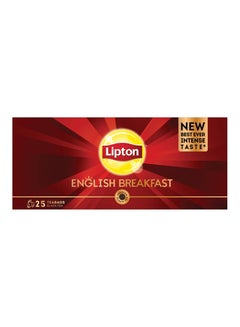 Buy Lipton Black Tea English Breakfast, 25 Teabags in UAE
