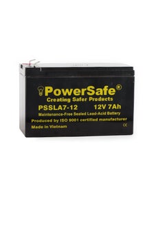 Buy PowerSafe Sealed Lead Acid Battery 12V-7Ah PSSLA 7-12 in UAE