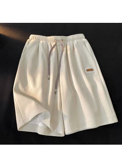 Buy 2023 Unisex Ice Silk Shorts Casual SummerApricot Apricot in Saudi Arabia