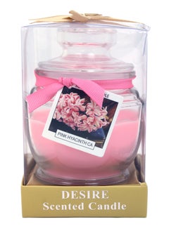 Buy Pink Hyacinth CA Flavor Desire Scented Candle Pink in Saudi Arabia