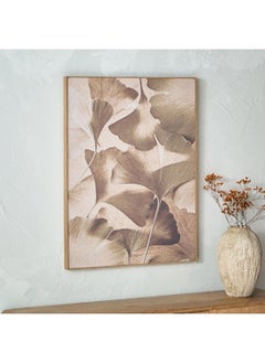 اشتري Volga Leaves Framed Canvas Picture 60 x 80 x 3.3 cm في الامارات