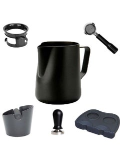 Buy Professional Brew Tools 6 Piece Premium Coffee Set -Compression Base + Compressor (Tamper) + Waste Container + Dosing Ring + Porta Rocket Filter + Steel Evaporator) in Saudi Arabia