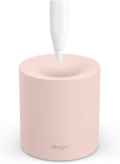 اشتري Silicone Stand Compatible with Apple Pencil (1st and 2nd Generation), Apple Pencil (USB-C) and Any Tablet Stylus Pen with or Without Case or Sleeve, Durable Holder - Lovely Pink في الامارات