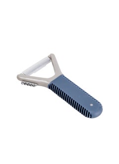 اشتري 2 In 1 Peeler 12 cm - Versatile Stainless Steel Peeler with Polypropylene Handle - Lynch blue في الامارات