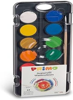 Buy Primo 126a12fn water color palette with brush - 12 colors in Egypt