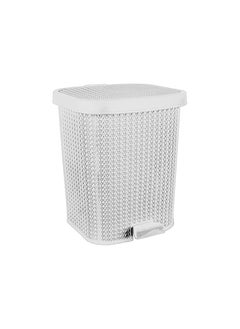 Buy Large Trash Can - White 53686 in Egypt