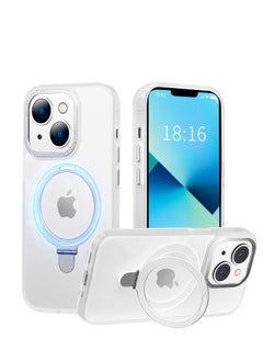 Buy iPhone 13 Case with Magnetic Invisible Stand Cover Shockproof  Slim Thin Translucent Matte Protective MagSafe Case for Apple iPhone 13 in Saudi Arabia