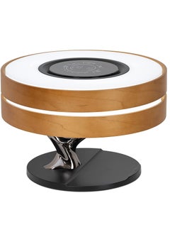 Buy Dawn Multifunctional Bedside Lamp with Wireless Charger, Bluetooth Speaker, and Touch Controls in UAE