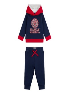 اشتري Franklin and Marshall Boys Baby and Toddler Crest Hoodie and Joggers Set في الامارات