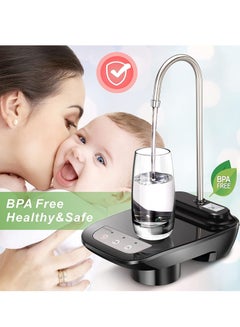 Buy Electric Drinking Water Pump Portable Water Bottle Dispenser,Automatic in UAE