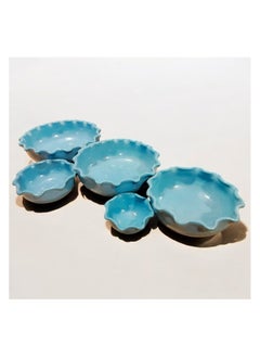 Buy Set of 5 ceramic and porcelain bowls, microwave safe in Egypt