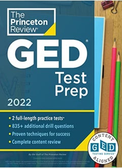 اشتري Princeton Review GED Test Prep, 2022: Practice Tests + Review and Techniques + Online Features في الامارات